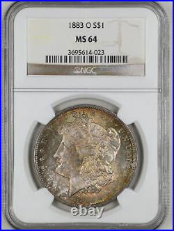 1883-O $1 Morgan Silver Dollar MS64 NGC 3695614-023