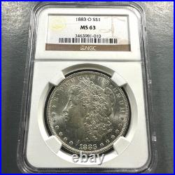 1883-O $1 Morgan Silver Dollar, NGC MS63 (87212)