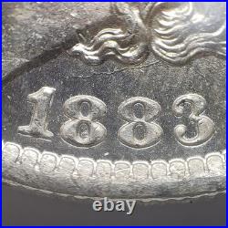 1883-O $1 Morgan Silver Dollar VAM-39A Date Denticles NGC MS 64 SKU-D6417