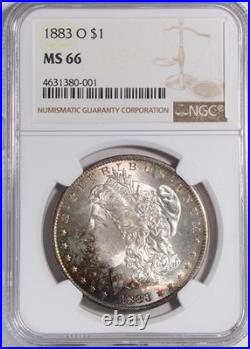 1883-O Morgan Silver Dollar $1 NGC MS 66-HIGH GRADE