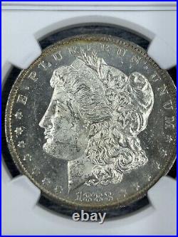 1883 O Morgan Silver Dollar NGC MS-62 PL Proof Like Slightly Toned Rim