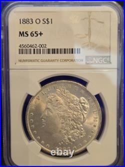 1883 O Morgan Silver Dollar NGC MS-65+