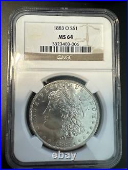 1883-O Morgan Silver Dollar NGC MS64