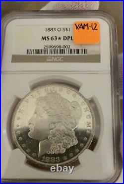 1883 O morgan silver dollar MS63DPL VERY RARE GRADE STARDPL CAMEODMPL