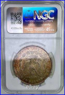 1883-P Morgan Silver Dollar NGC MS63 Stunning Orange & Red Toning 90% Silver 1883-P Morgan Silver Dollar NGC MS63 Stunning Orange & Red Toning 90% Silver
