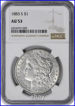 1883-S Morgan Silver Dollar AU53 NGC
