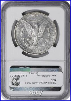 1883-S Morgan Silver Dollar AU53 NGC