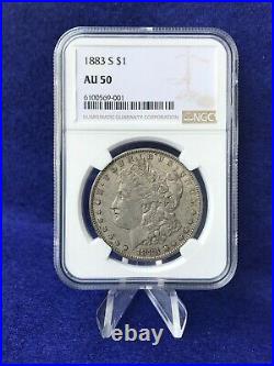 1883-s Morgan Silver Dollar $1 Ngc Au50 About Uncirculated