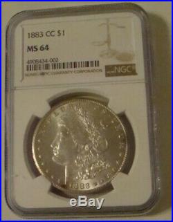 1883cc Morgan Silver Dollar Ms 64 Ngc