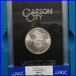 1884 CC Morgan Silver $1 Dollar GSA Hoard Coin NGC MS 63