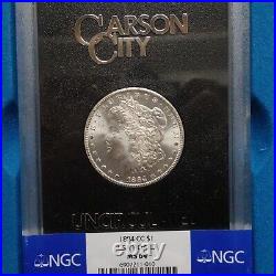 1884 CC Morgan Silver $1 Dollar GSA Hoard Coin NGC MS 64