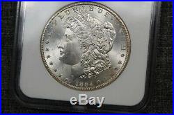 1884-CC Morgan Silver Dollar $1, NGC MS64