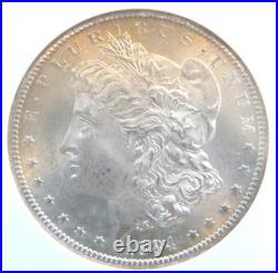 1884-CC Morgan Silver Dollar NGC graded MS 64 Light Gold Toning