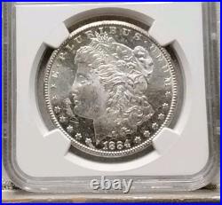 1884 Cc Morgan Silver Dollar Ms61 Dpl mintage 1.136.000 free shipping