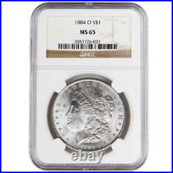 1884-O $1 Morgan Silver Dollar NGC MS65 Brown Label