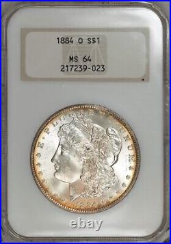 1884-O Morgan Dollar NGC MS64 Fatty Intact Holo! #DPS11