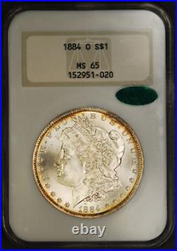 1884 O Morgan Dollar NGC MS65 CAC Old Holder