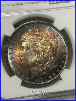 1884 O Morgan Silver Dollar MS64 NGC CRAZY TONED SMOKED BOX32-32 1884 O Morgan Silver Dollar MS64 NGC CRAZY TONED SMOKED BOX32-32