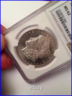 1884-O Morgan Silver Dollar NGC MS 62 Non-Designated Super Frosty Cameo PL++