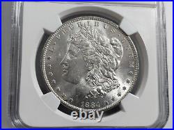 1884 O Morgan Silver Dollar NGC MS 63 Music City Collection Tennessee Pedigree
