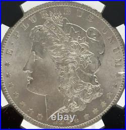 1884-O Morgan Silver Dollar NGC MS63 Original Bag Fragment Holder Toned #1457