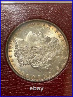 1884 O Morgan Silver Dollar NGC MS63 Paramount Red Tough Vintage Series Toned