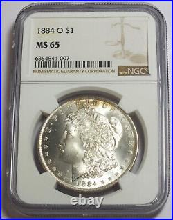 1884-O Morgan Silver Dollar NGC MS65 Certified New Orleans Mint CC251