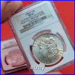 1884-O NGC MS64 Olathe Treasury Bank Hoard Bank Bag Morgan Silver US S$1 Dollar