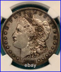 1884 S Morgan Silver Dollar San Francisco Mint Graded by NGC XF45 Key Date