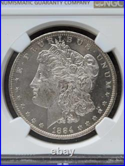 1884-o $1 Morgan Silver Dollar Ngc Ms62 Dpl (mint State / Eye Appeal!)