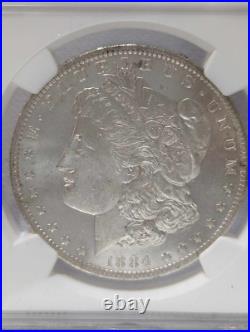 1884-o $1 Morgan Silver Dollar Ngc Ms62 Dpl (mint State / Eye Appeal!)