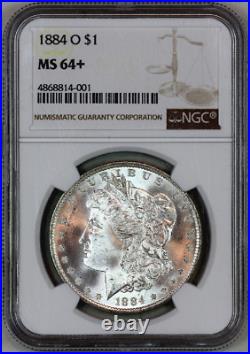 1884-o Ms64+ Ngc Morgan Silver Dollar Premium Quality Superb Eye Appeal