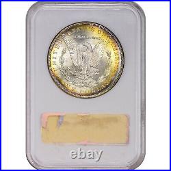 1885 $1 MS63 OH NGC CAC Monster Toned Color Fatty