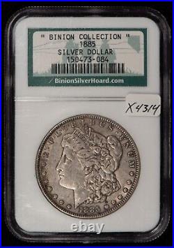 1885 $1 Morgan Silver Dollar NGC Binion Collection SKU-X4314