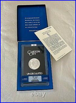 1885-CC UNCIRCULATED Morgan SILVER Dollar GSA HOARD Carson City NGC MS 64