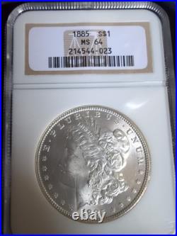 1885 NGC MS64 Morgan Silver Dollar $1 214544-023