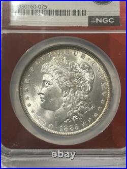 1885-O $1 Morgan Silver Dollar NGC MS63 With Visible Toning