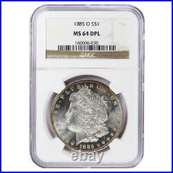 1885-O $1 Morgan Silver Dollar NGC MS64DPL Brown Label