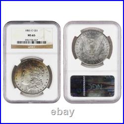1885-O $1 Morgan Silver Dollar NGC MS65 Brown Label