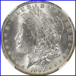1885 O Morgan Dollar MS 62 NGC Reverse Rainbow Toned SKUI7792
