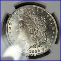 1885 O Morgan Silver Dollar $1 NGC MS66 Great Flashy Luster New Orleans K206