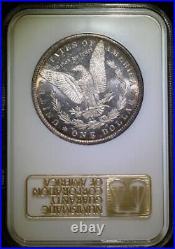 1885 O Morgan Silver Dollar NGC 2.0 MS64PL CAC Strong Cameo White Label Holder