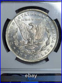 1885-O Morgan Silver Dollar NGC MS64 Rainbow Textile Toned Coin See Video UNC $1