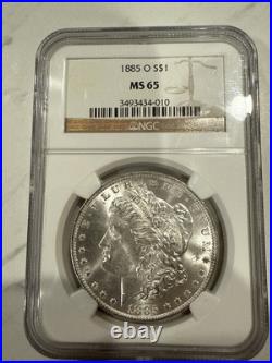 1885-O Morgan Silver Dollar NGC MS65 Beautiful Coin? Superb Eye Appeal? Frosty