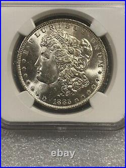 1885 O Morgan Silver Dollar NGC MS65 STUNNER See pics (012)