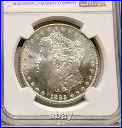 1885 O Morgan Silver Dollar NGC Ms64 Proof Like Appearance mintage 9 million 1885 O Morgan Silver Dollar NGC Ms64 Proof Like Appearance mintage 9 million