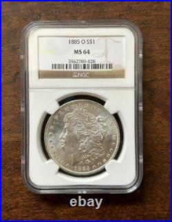 1885-O US Morgan Silver Dollar MS-64 NGC