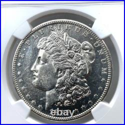 1885-S $1 Morgan Silver Dollar NGC AU Details Cleaned