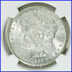 1885-cc Morgan Silver Dollar Ngc Ms-64. A Gem