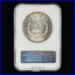 1886 $1 MS63 Toned Morgan Silver Dollar Old NGC Fatty Pretty Coin